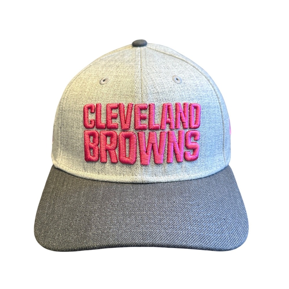 Cleveland Browns Breast Cancer Awareness New Era 39Thirty Flex Fit Hat Med Large